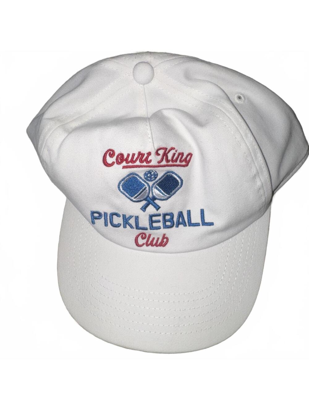 Goodfellow & Co Court King Pickleball Club Baseball Cap White NWT